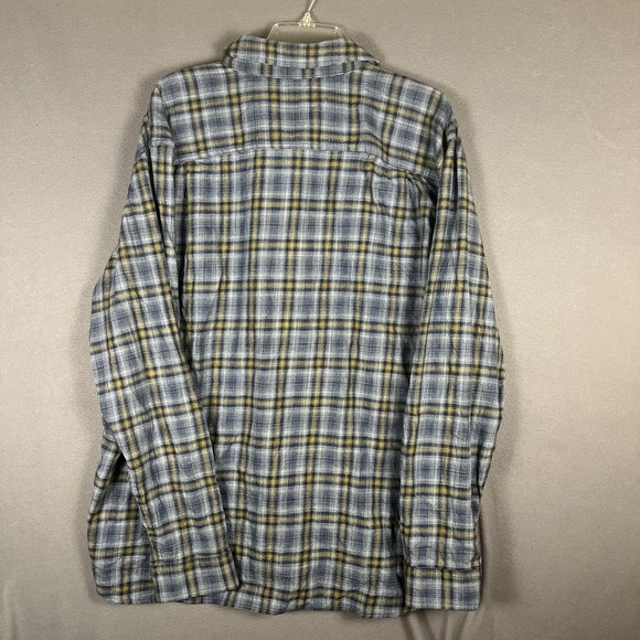 Carhartt Shirt Mens XL Rugged Flex Relaxed Fit Long Sleeve Blue Plaid - Picture 3 of 9